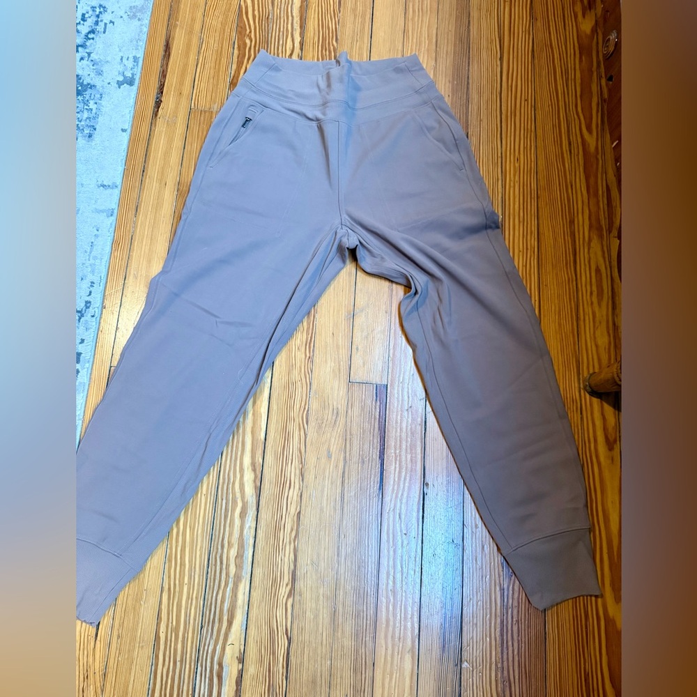 Athleta Tan/Camel High Rise Joggers
